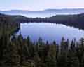 Cascade Lake and Lake Tahoe.  California