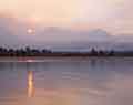 Sunset in Forest Fire, Baldwin Beach, Lake Tahoe, California.