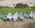 Canoes. Vacation print editorial photography.