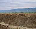 Waste dirt. Lancaster, California.
