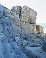Dry waterfall.  Anza Borrego State Park.  California.