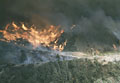 Fire upon Hiller Highland and Tunne Roads, Oakland Firestorm and Conflagration, Oakland California 1991