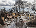 Storage facility. Aftermath of Camp Fire. Paradise, California.