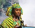 Hindou Oumarou Ibrahim. Global Climate Action Summit 2018. San Francisco, California.